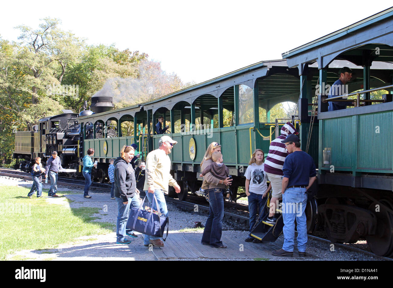 Cass Scenic Railroad State Park, West Virginia, USA Banque D'Images