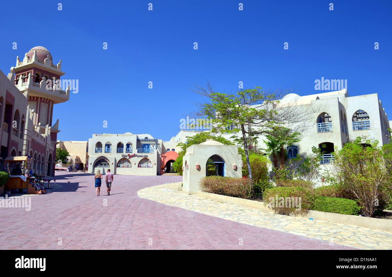 Maison de vacances Taba Heights Resort Complex au Sinaï en Égypte Banque D'Images