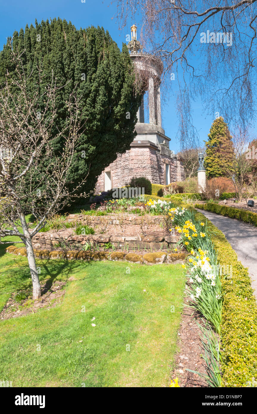 Monument National Burns Burns Heritage Park nr Alloway Ayr Ayrshire du sud de l'Écosse Banque D'Images