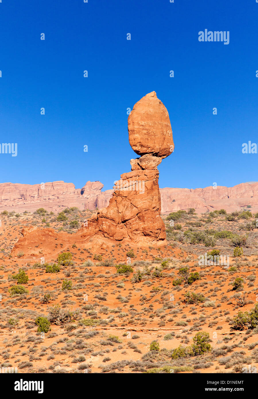 Balanced Rock, Arches NP, Utah, USA Banque D'Images