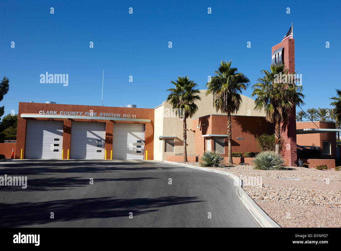 Clark County fire department ccfd fire station no. 11 Las Vegas NEVADA USA Banque D'Images