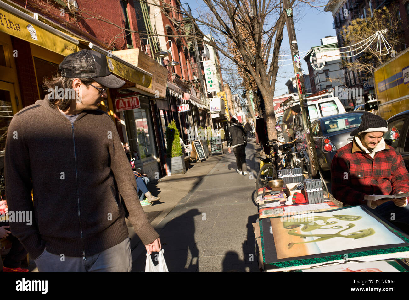 Culture Alternative, Bedford Avenue, Williamsburg, Brooklyn, New York Banque D'Images