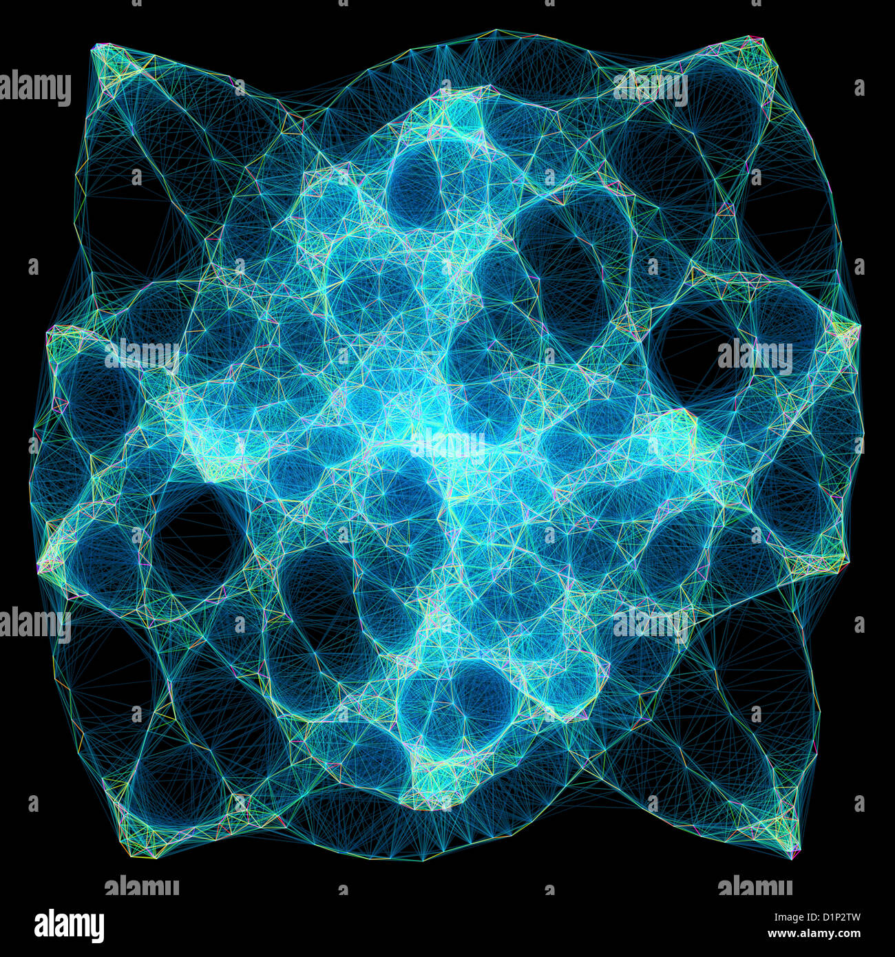 Figure Lissajous, artwork Banque D'Images