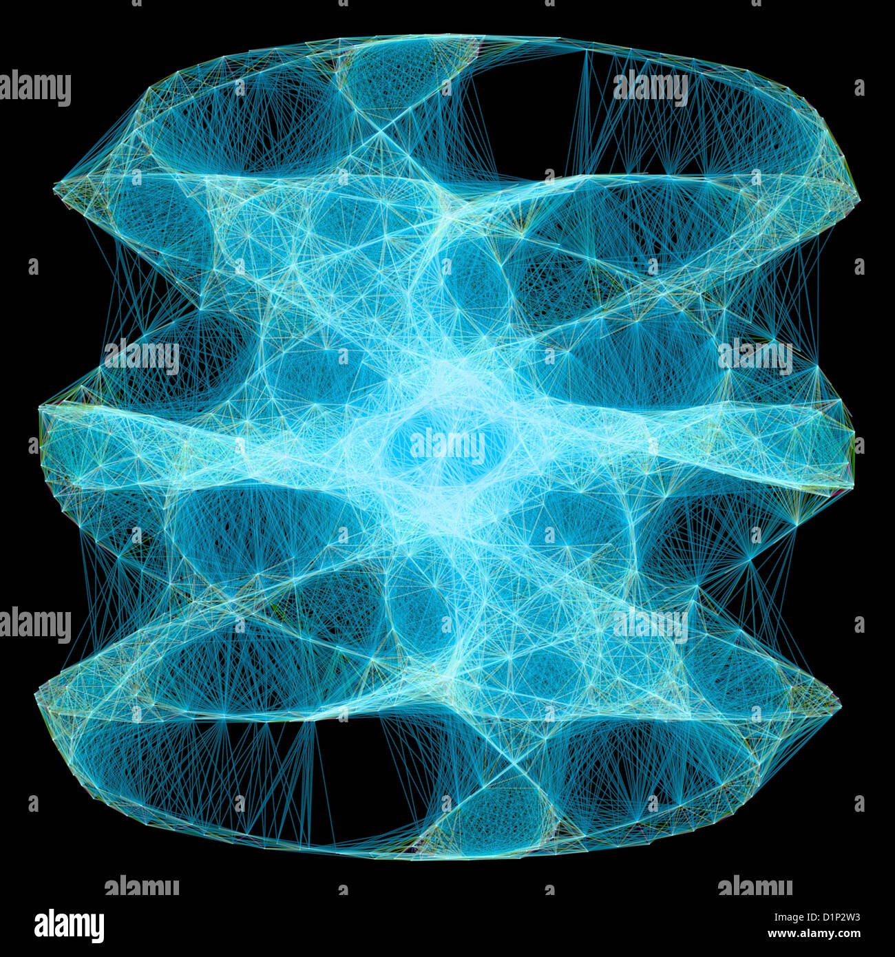 Figure Lissajous, artwork Banque D'Images