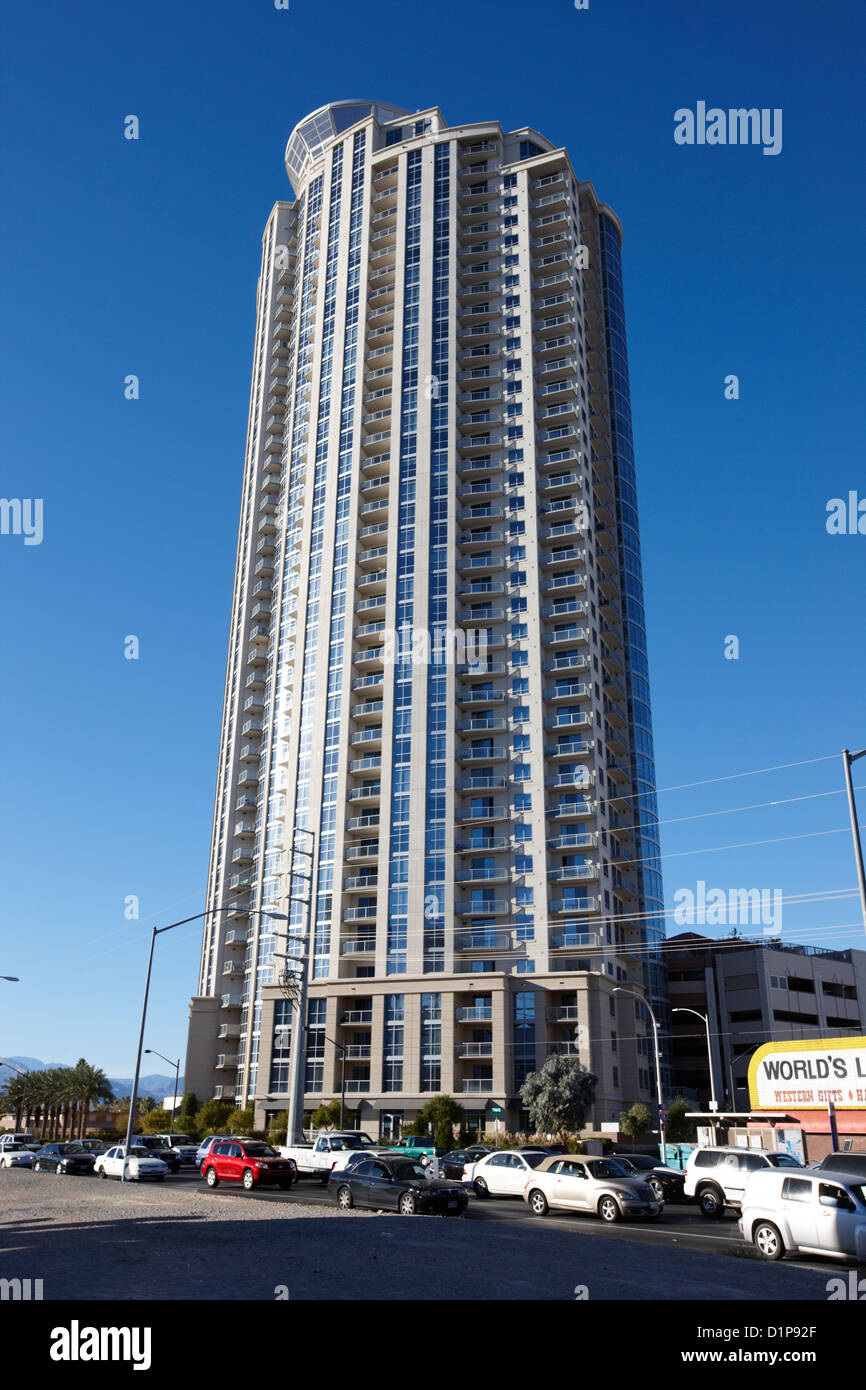 Tour de condominiums de luxe allure Las Vegas NEVADA USA Banque D'Images