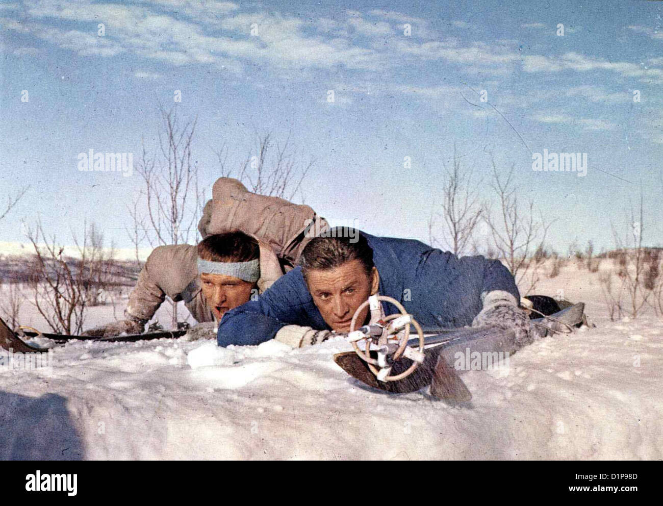 Kennwort 'Schweres Wasser' Heroes Telemark, Richard Harris, Kirk Douglas Je m Jahr 1942 erfahren die Engländer, dass die Nazis Banque D'Images