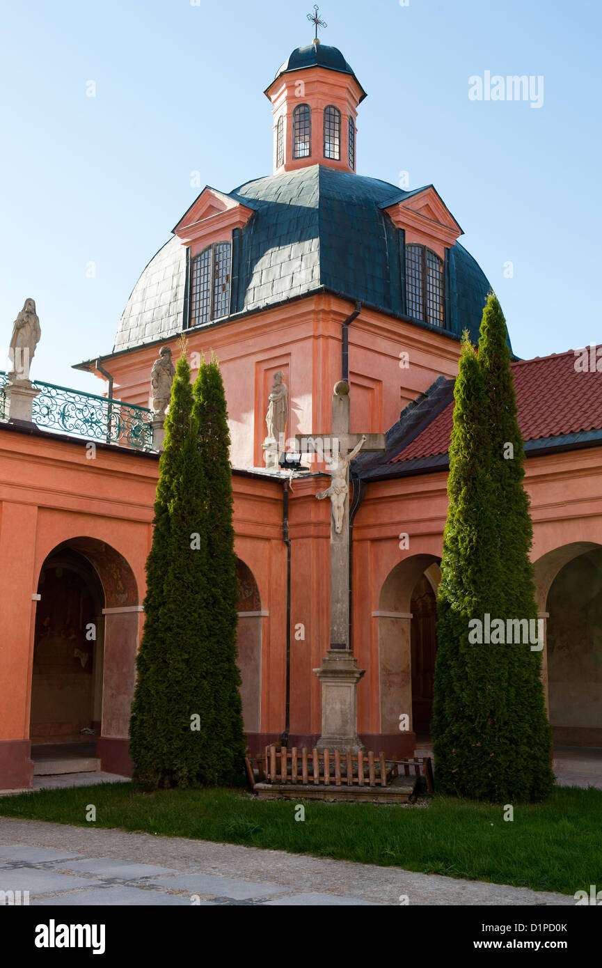 Święta Lipka basilique, Pologne Banque D'Images