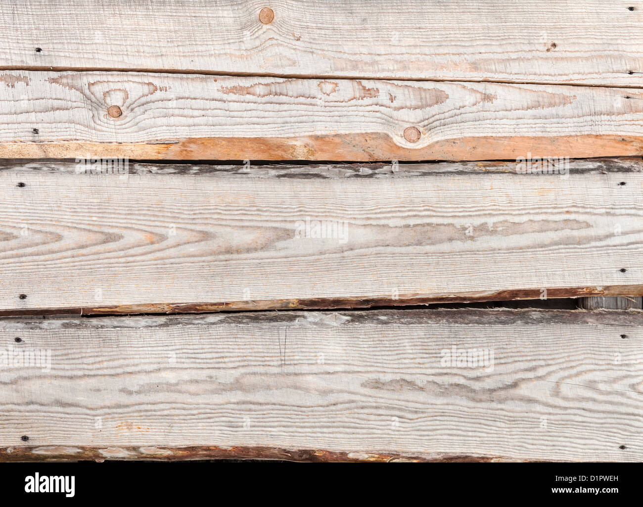 La texture du bois de pins incolore conseils doublure Banque D'Images