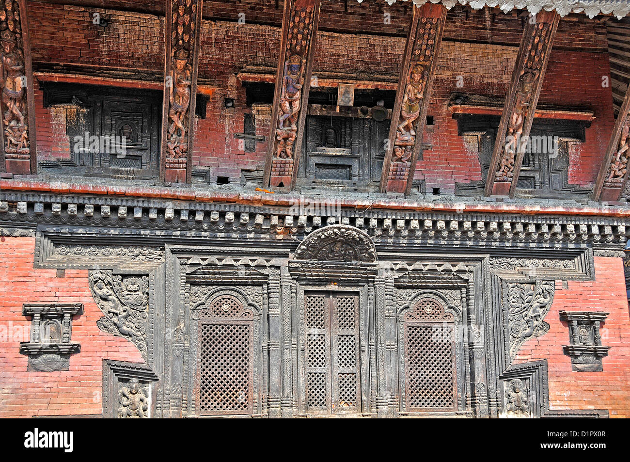 Temple de Pashupatinath Durbar Square Bhaktapur, Népal Banque D'Images