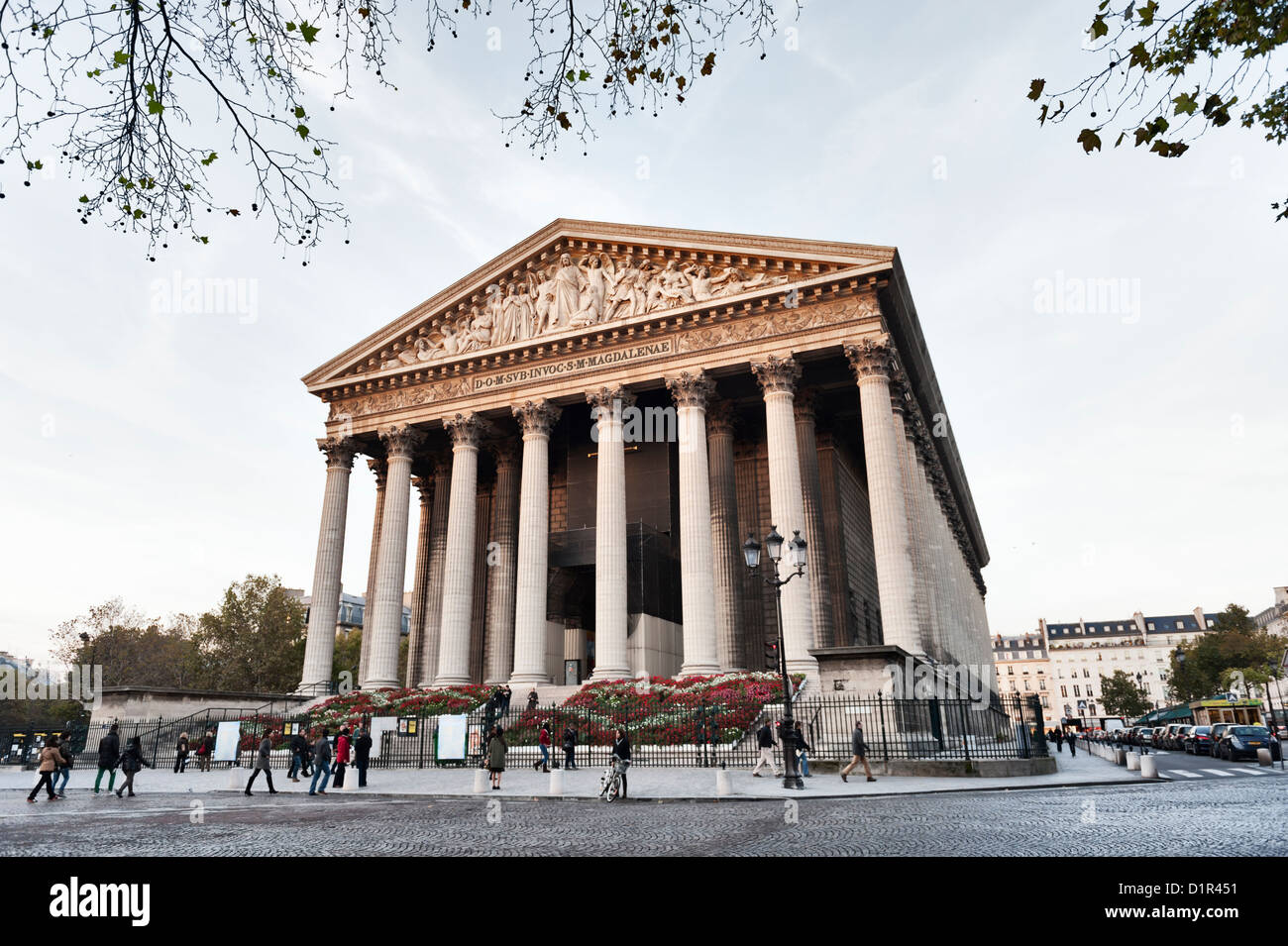 Paris, France : L'église de la Madeleine (la Madeleine), dans le 8ème arrondissement Banque D'Images