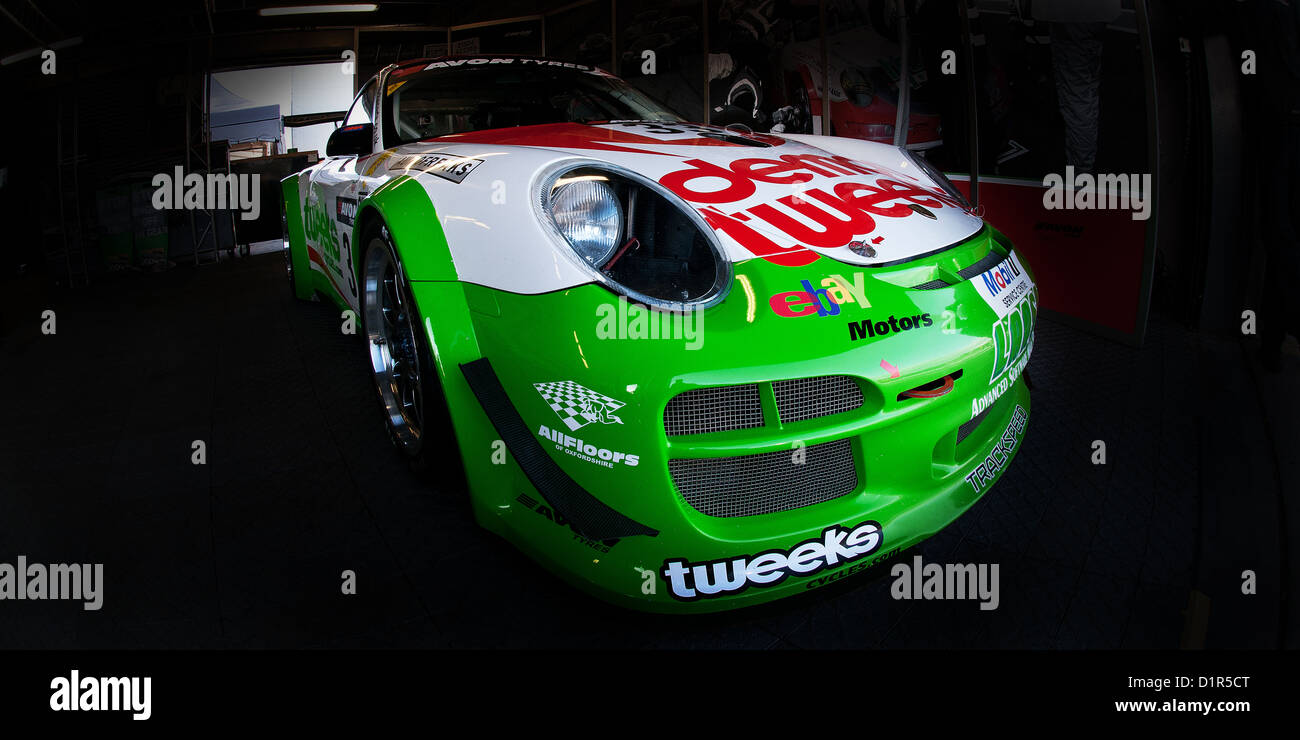Jon Minshaw/Tim Harvey - Trackspeed - Porsche 997 GT3 - British GT Banque D'Images