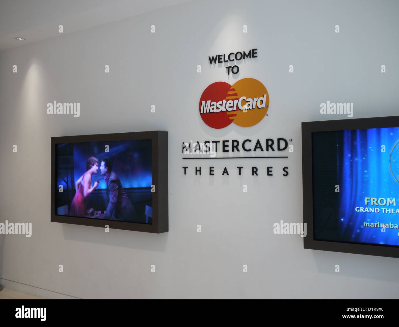 Singapour théâtres mastercard Banque D'Images