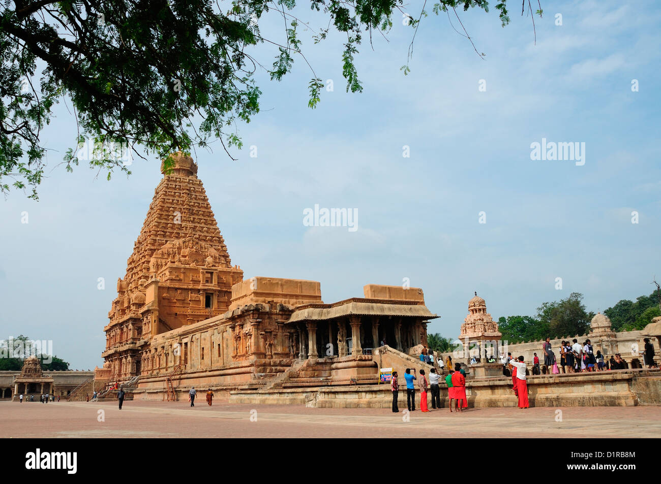 Grand temple, Thanjavur, Banque D'Images