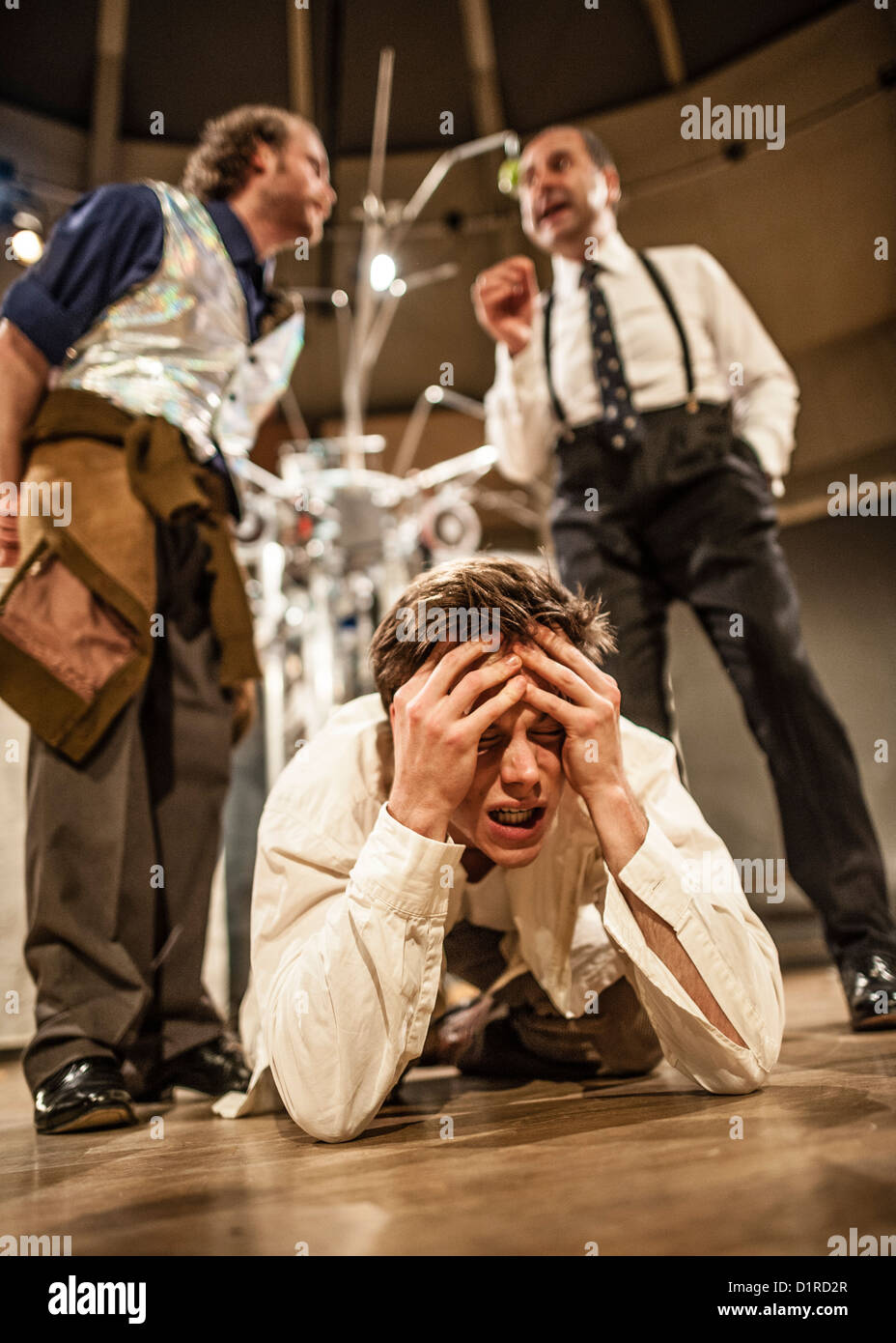 "Pour tuer une Machine' une nouvelle pièce sur la vie de code en temps de guerre et pionnier de l'intelligence artificielle Alan Turing. Déc 2012 Banque D'Images