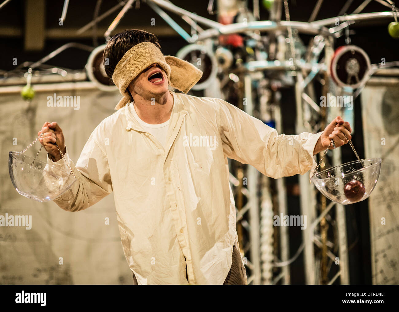 "Pour tuer une Machine' une nouvelle pièce sur la vie de code en temps de guerre et pionnier de l'intelligence artificielle Alan Turing. Déc 2012 Banque D'Images