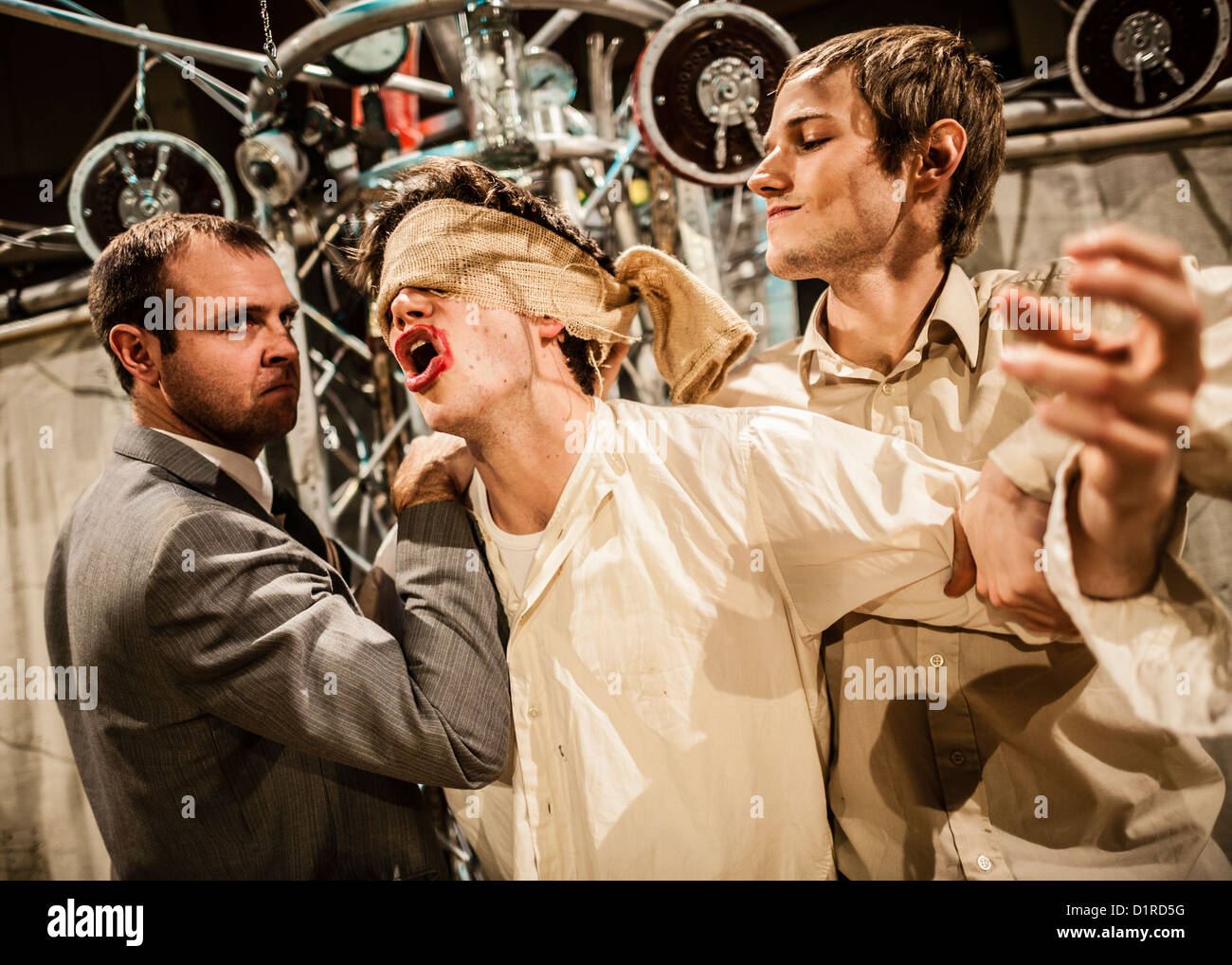 "Pour tuer une Machine' une nouvelle pièce sur la vie de code en temps de guerre et pionnier de l'intelligence artificielle Alan Turing. Déc 2012 Banque D'Images