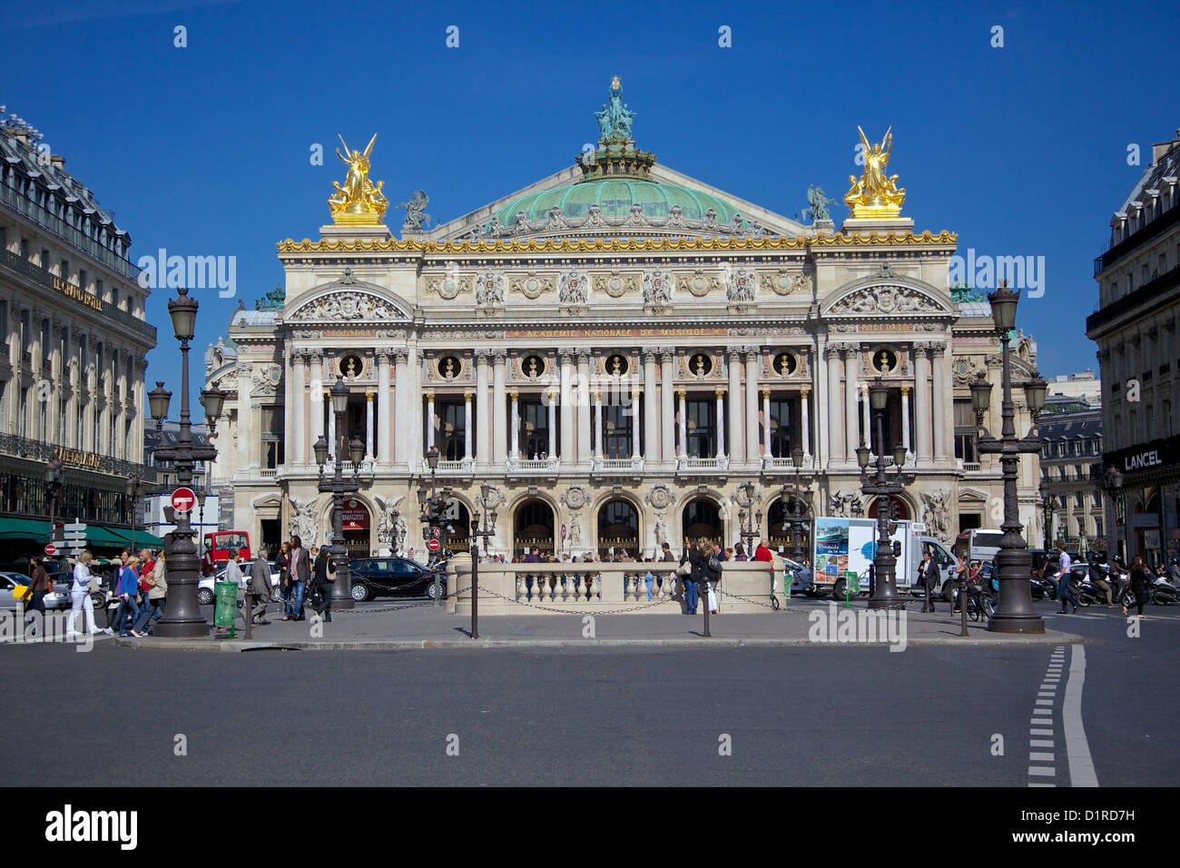 Académie Nationale de Musique, l'Académie nationale de la musique française, à Paris, France Banque D'Images