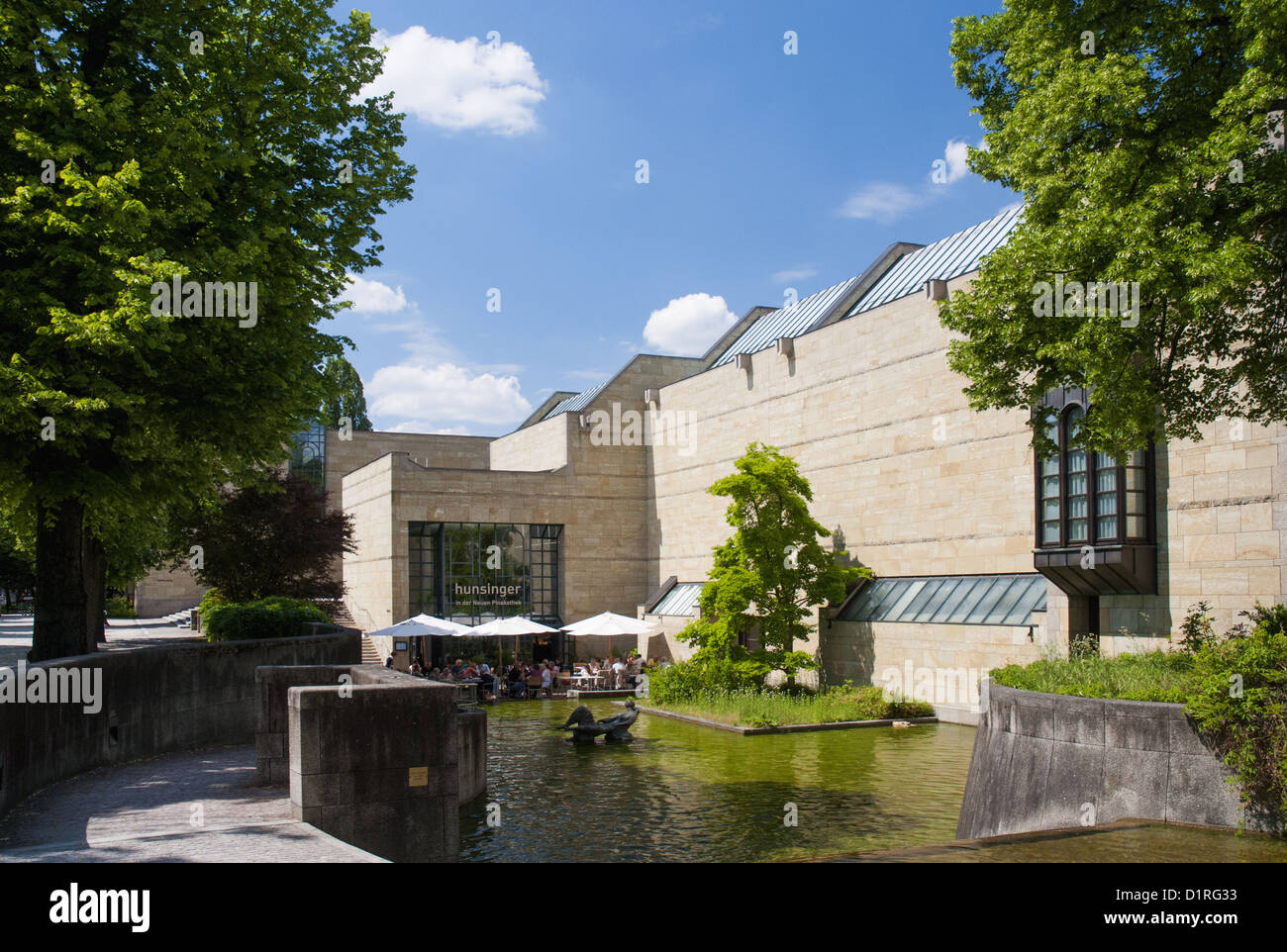 Neue Pinakothek, Munich musée d'art Banque D'Images