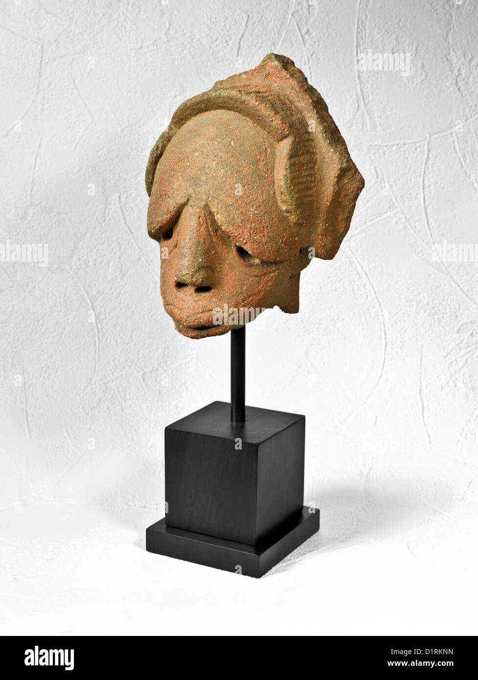 Art Africain : Sokoto (Nigéria) tête en terre cuite 2200 ans Banque D'Images