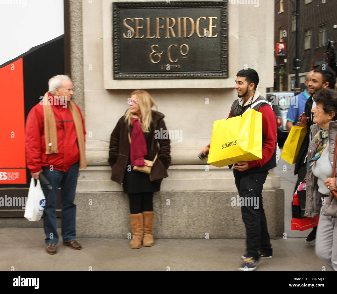 Grand magasin Selfridges VUES NOUVELLE SÉRIE ITV a appelé M. SELFRIDGE BASÉ SUR LA FONDATION DE L'SELFIDGES LONDON ENGLAND UK 03 Banque D'Images
