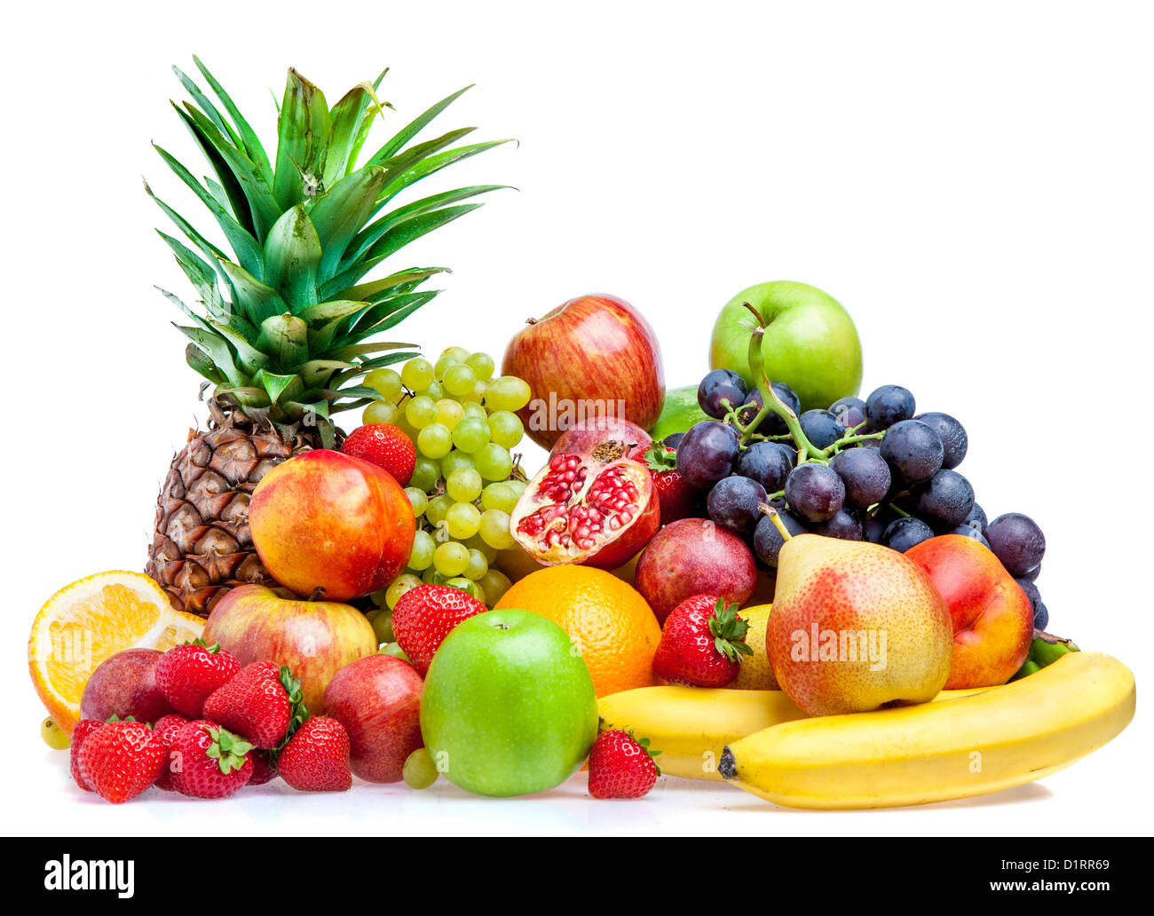 Des fruits mûrs. Aliments sains. Banque D'Images