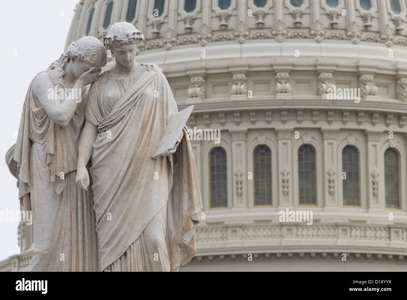 Opinions de l'United States Capitol, siège du Congrès des États-Unis. Banque D'Images