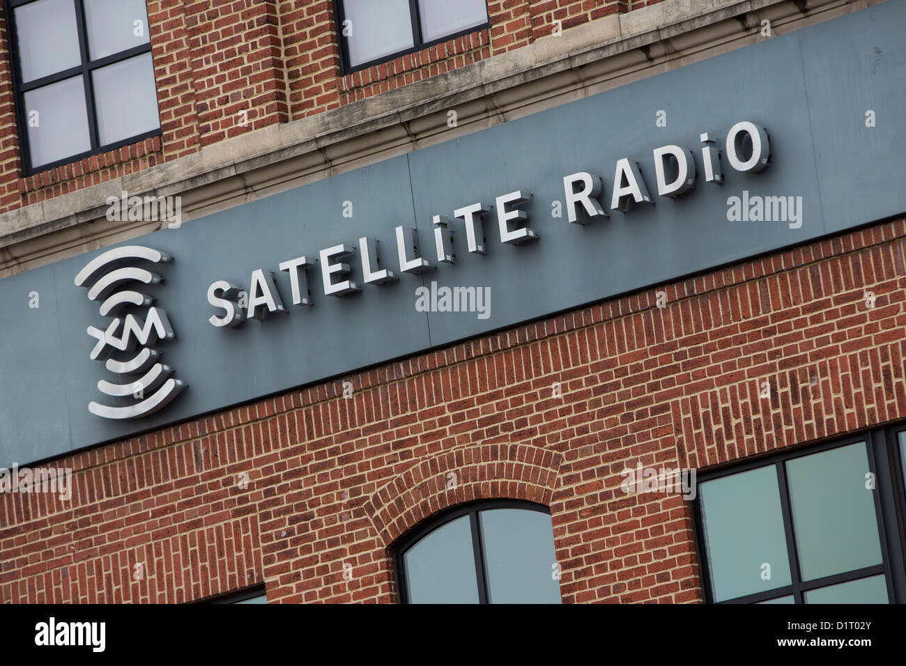Le siège de la Radio Satellite XM. Banque D'Images