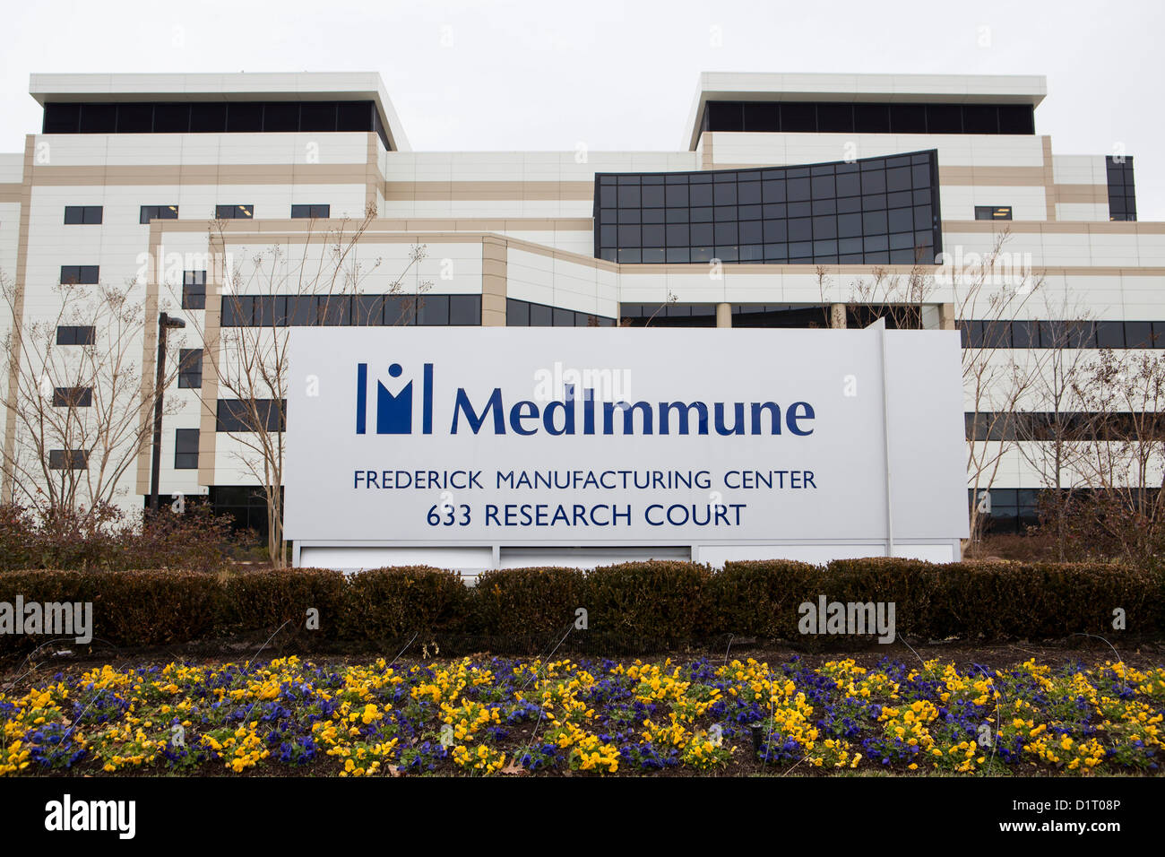 Une installation de fabrication pour le fabricant de médicaments MedImmune en banlieue de Beijing. Banque D'Images