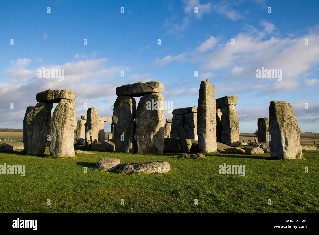 Stonehenge, un monument Pre-Historic dans la plaine de Salisbury Wiltshire England UK Banque D'Images