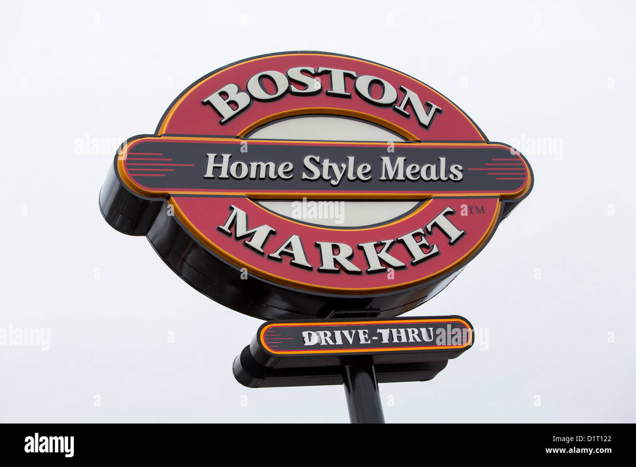 Une chaîne de restauration décontractée Boston Market restaurant. Banque D'Images