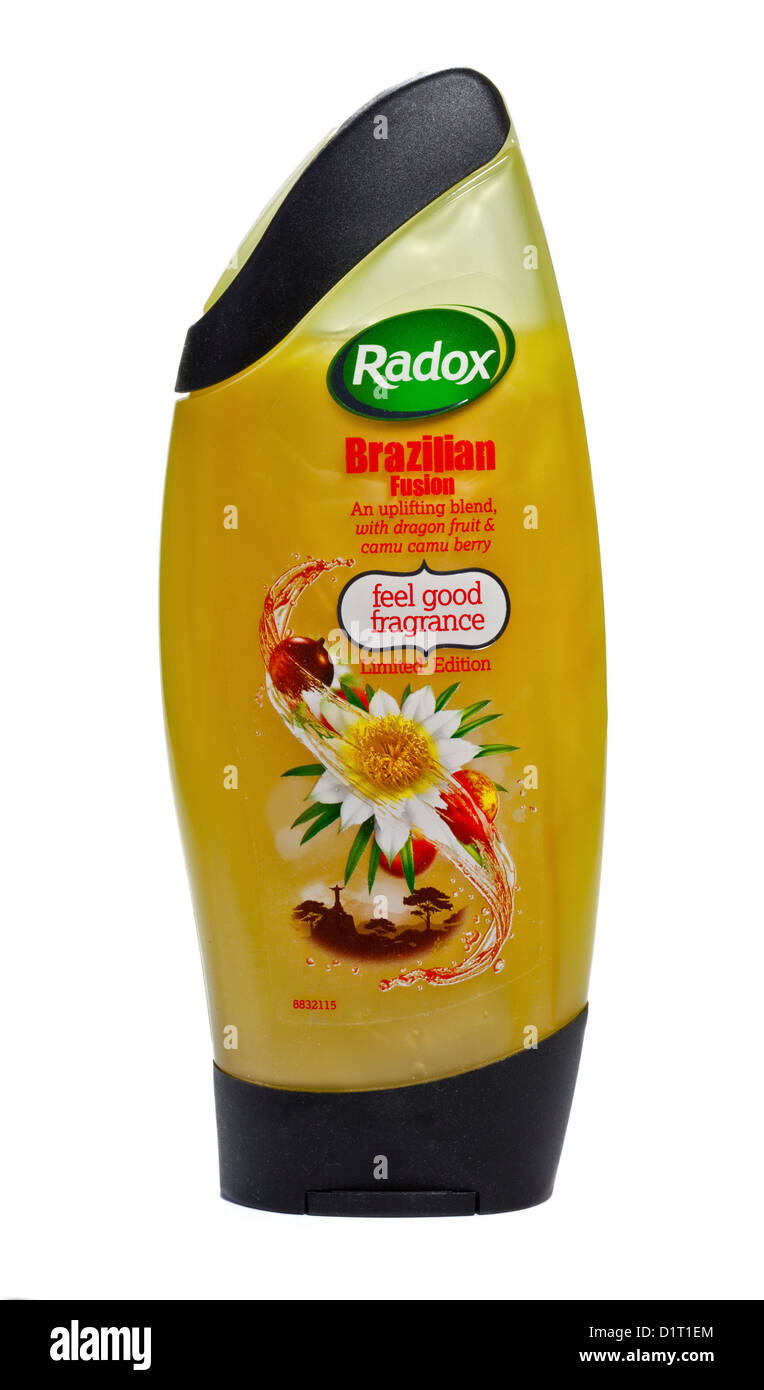 Radox Fusion brésilienne Gel Douche Banque D'Images