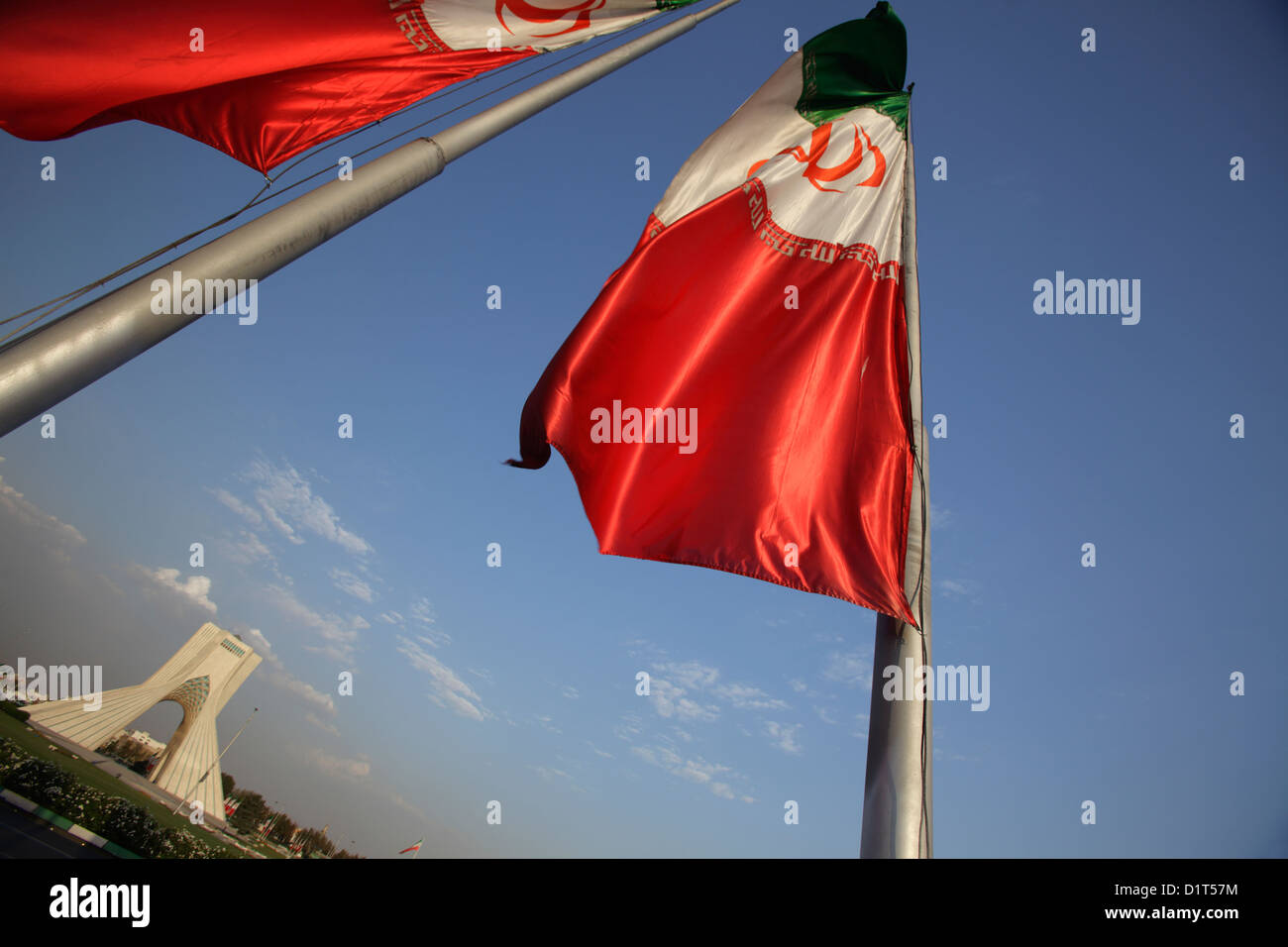 La tour Azadi, ou King Memorial Tower, Téhéran, Iran Banque D'Images