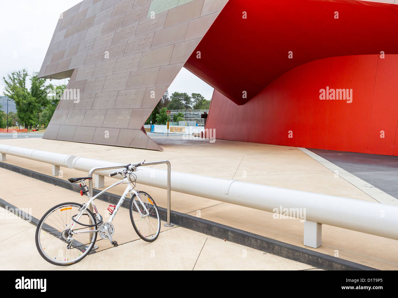 Architecture du Musée national de l'Australie, Canberra Banque D'Images