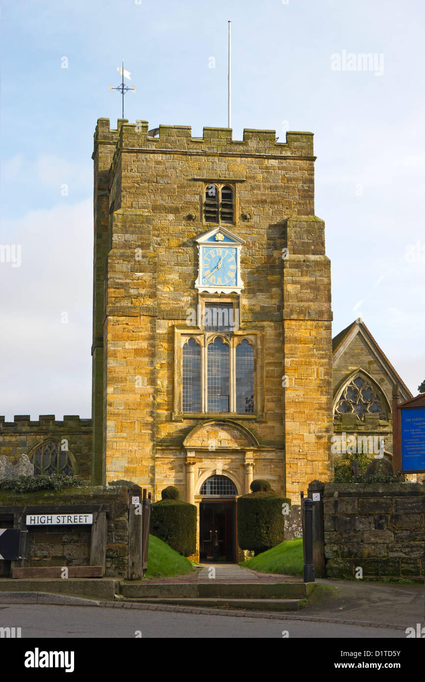 Goudhurst Village Church Kent England Banque D'Images