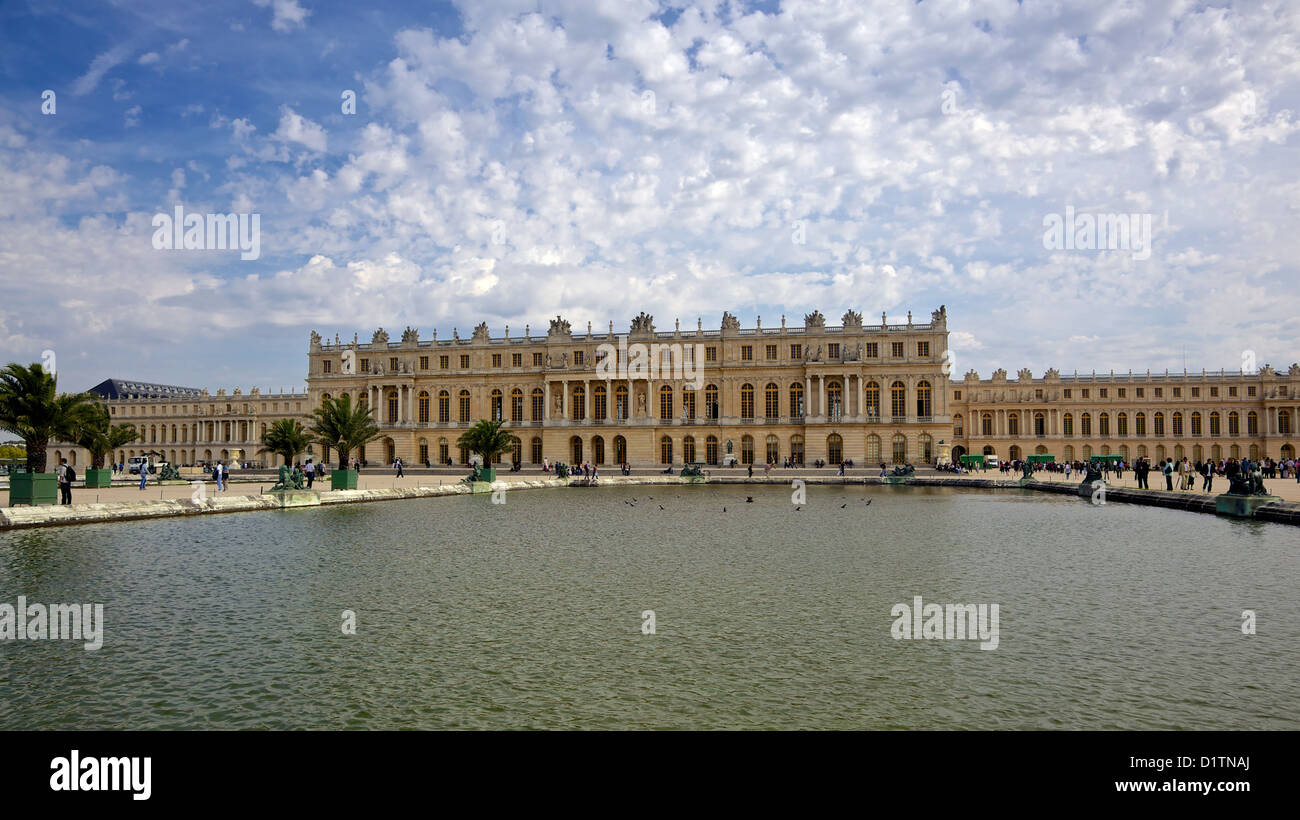 Le Château de Versailles, Paris, France Banque D'Images