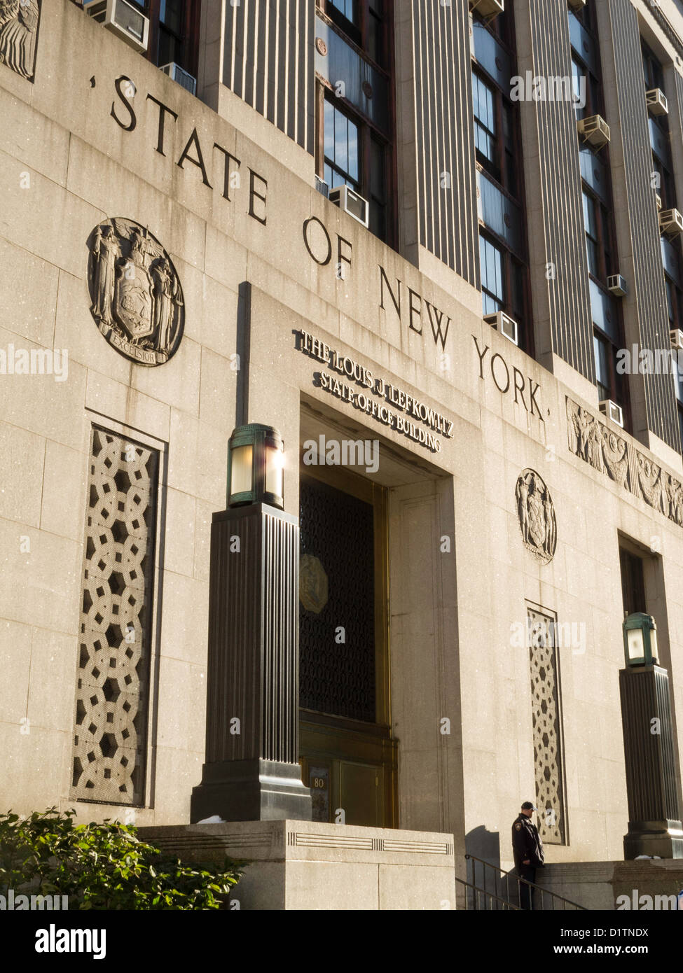 Le Louis J. Lefkowitz State Office Building, NYC Banque D'Images