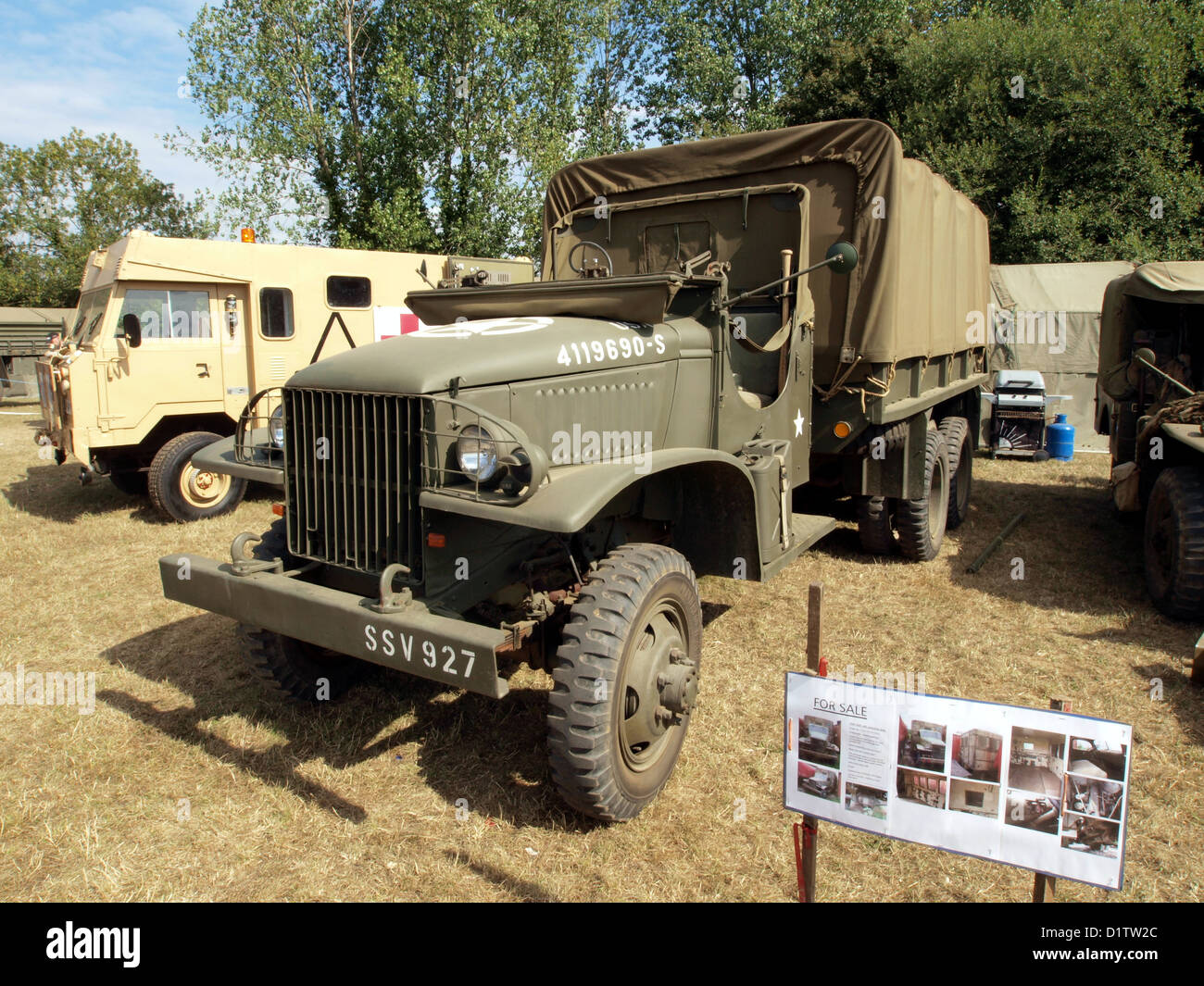 FJ, CAMION GMC Militaire Avec Fusée D'origine, Complet EUR 59,00