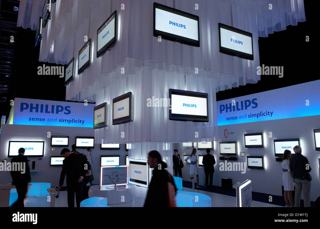 Berlin, Allemagne, le stand de Philips à l'IFA 2009 Banque D'Images