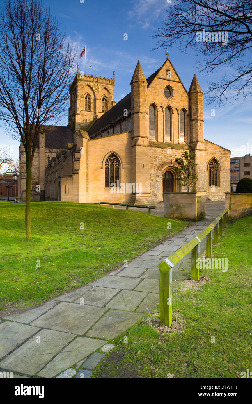 L'église paroissiale de St James, une église anglicane au coeur de Grimsby, North East Lincolnshire Banque D'Images