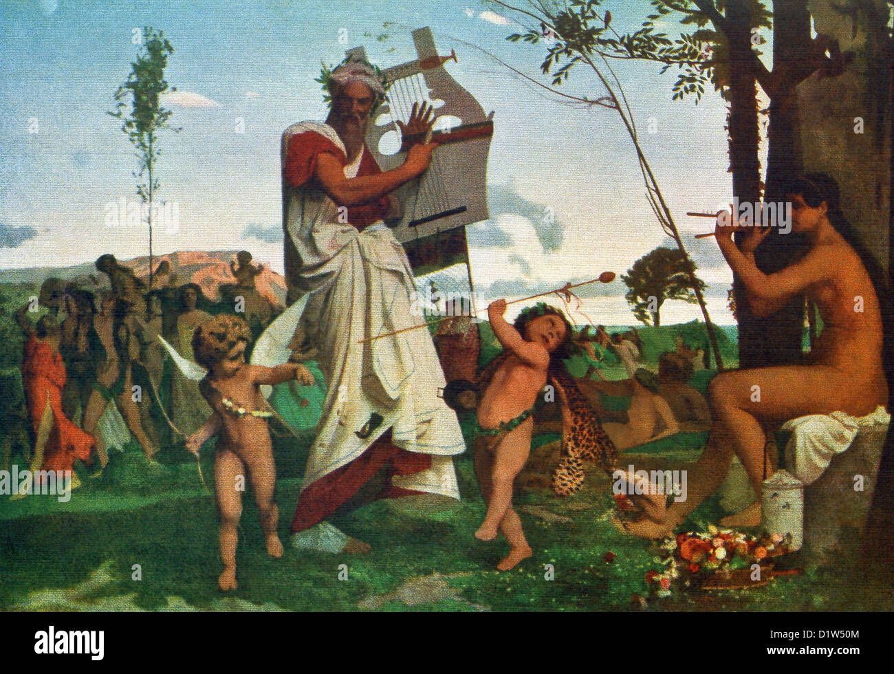 Jean-Leon Gerome、Anacreon: Cupidon s'enf Jean-Leon Gerome、Anacreon: Cupidon s'enf The Story of