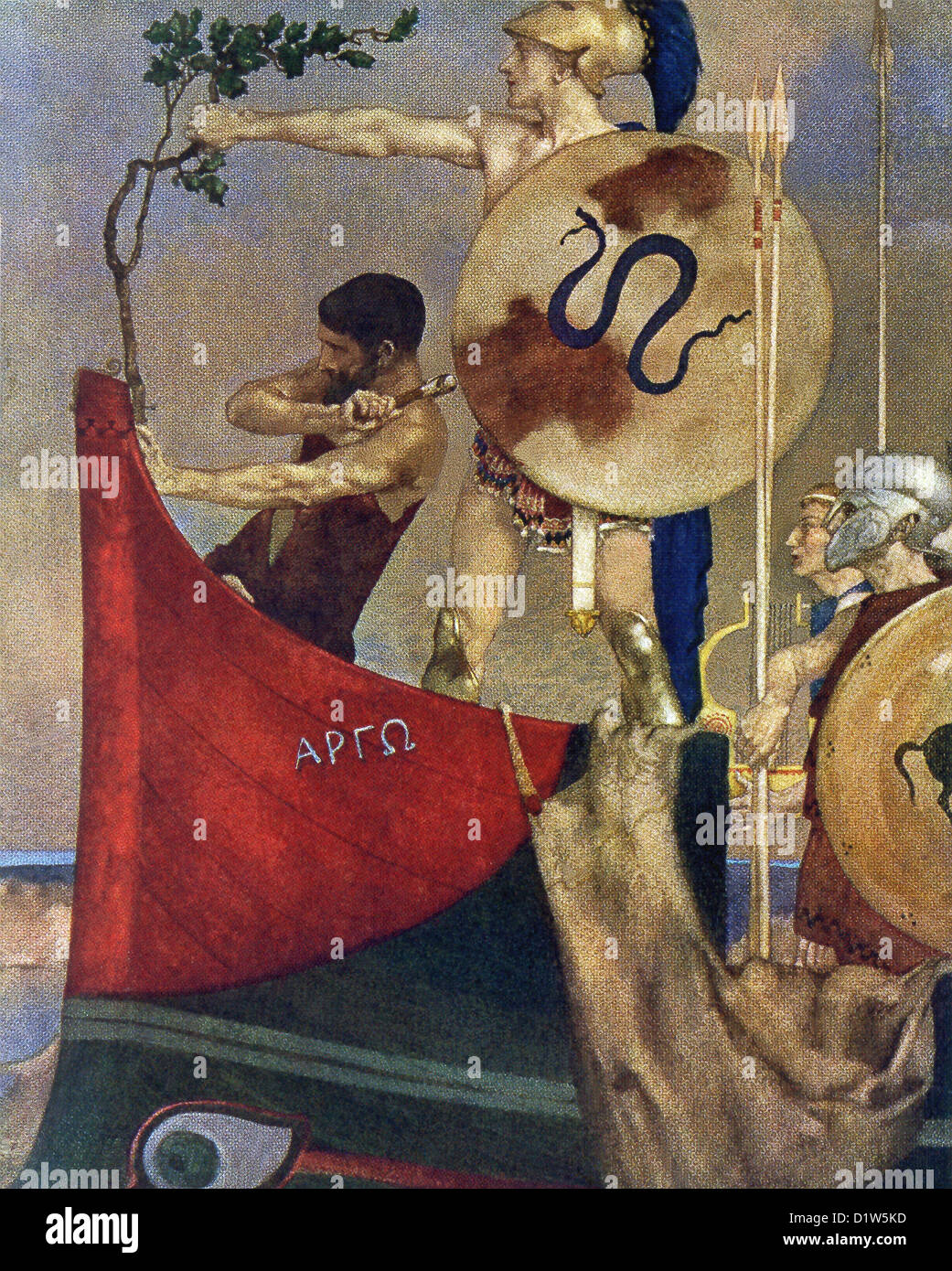 Selon la mythologie grecque, Athéna, déesse de la sagesse et de la guerre, a supervisé la