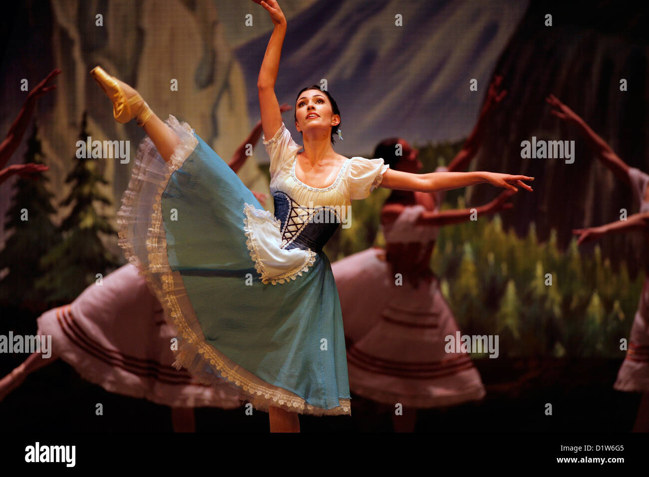 Ballet d'état de la Géorgie l'exécution de 'Giselle' à la Edinburgh Playhouse. Nino Gogua Banque D'Images