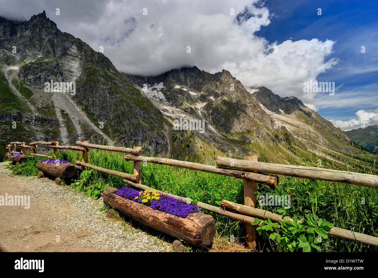 Val Ferret Banque D'Images
