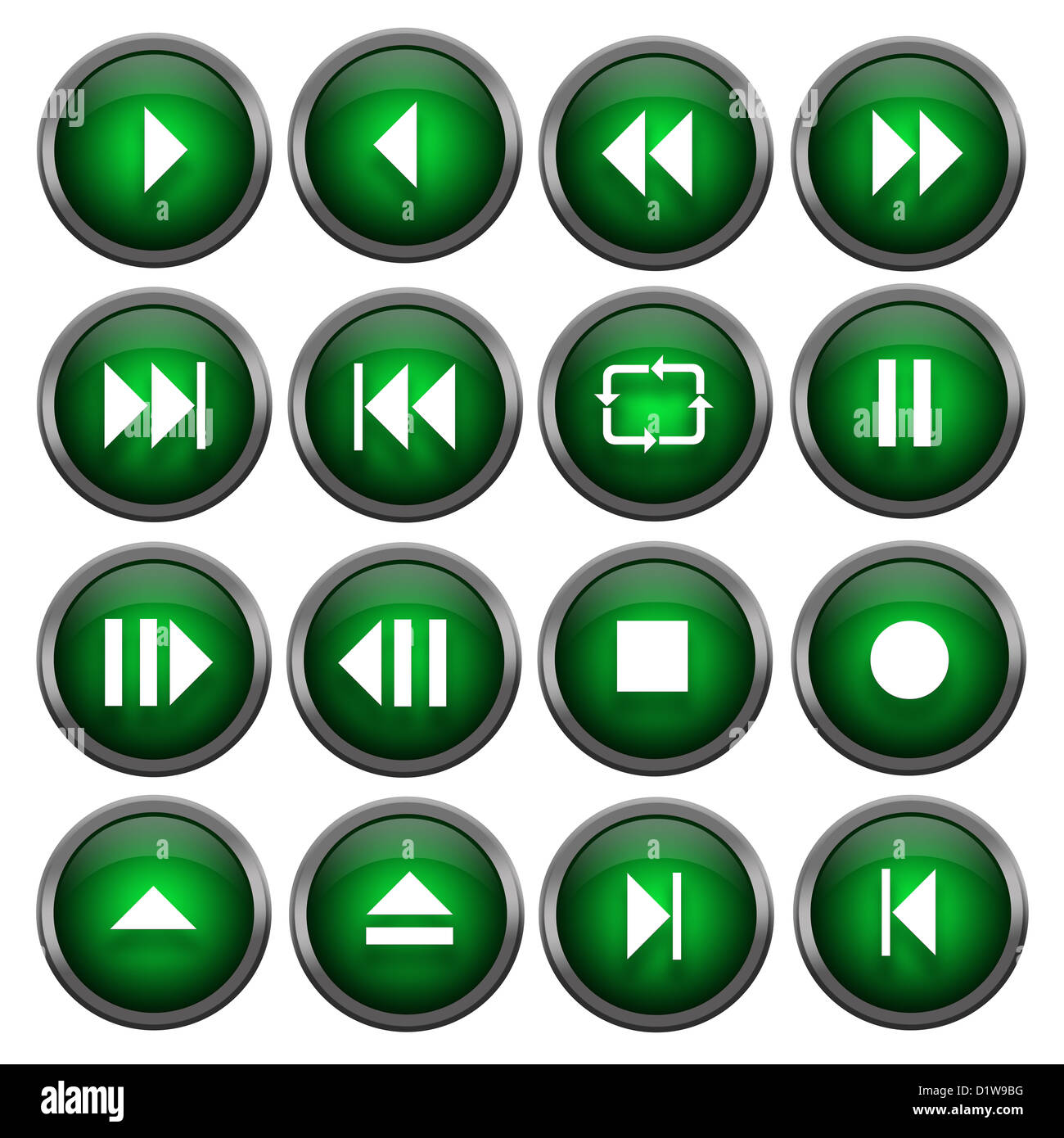 Touches de musique Banque D'Images