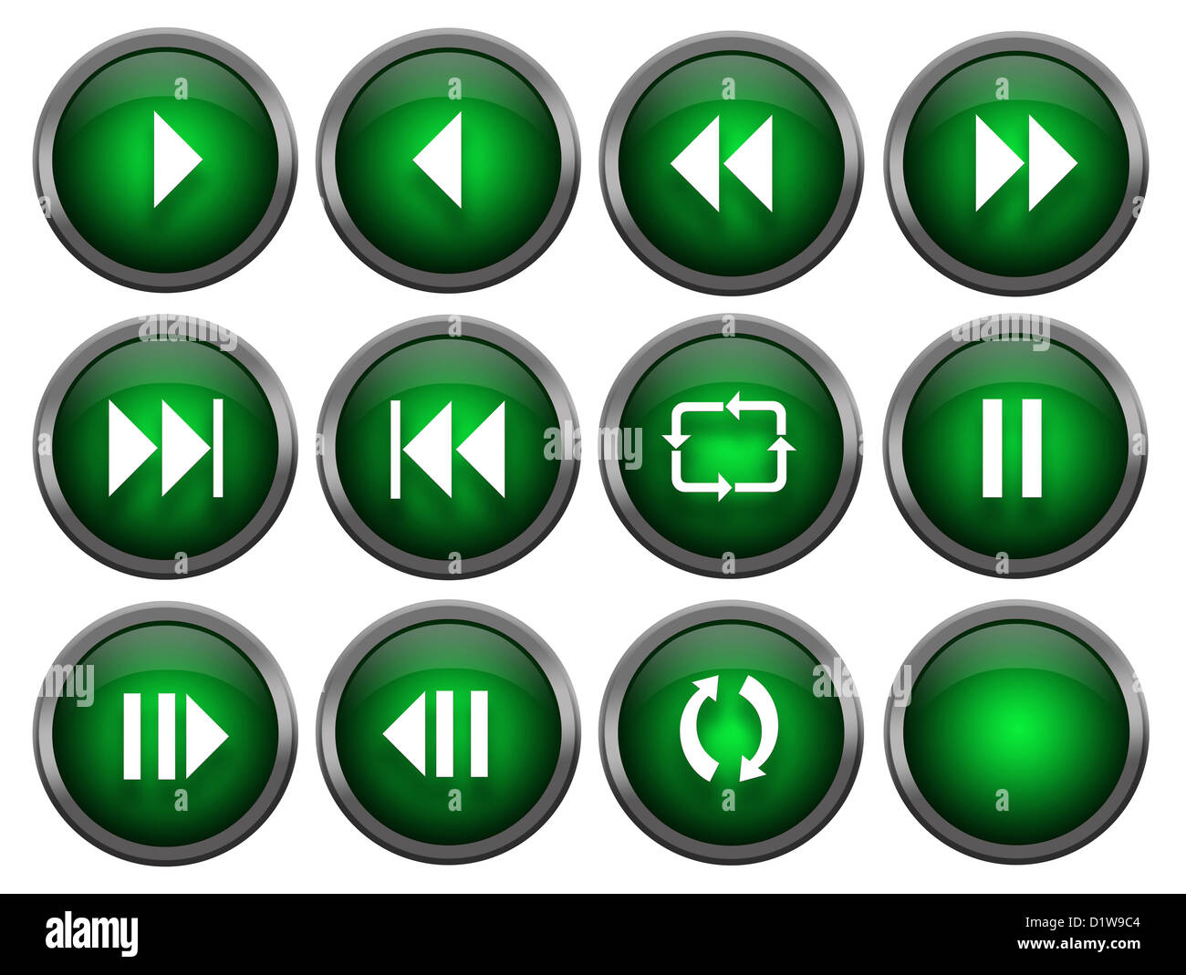 Touches de musique Banque D'Images