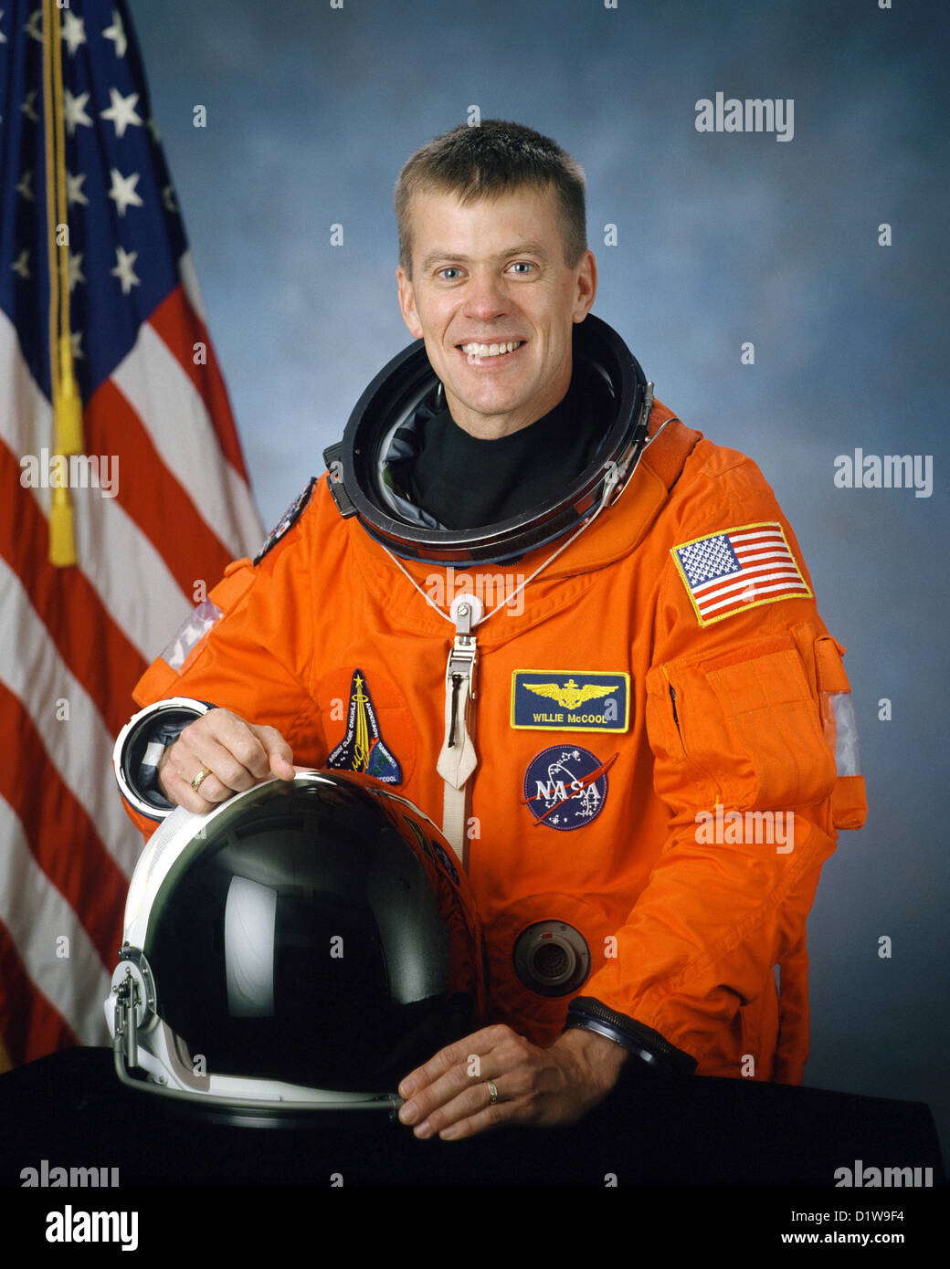 William C. McCool, astronaute américain tué lors de l'échec de la rentrée de la navette spatiale Columbia. Banque D'Images