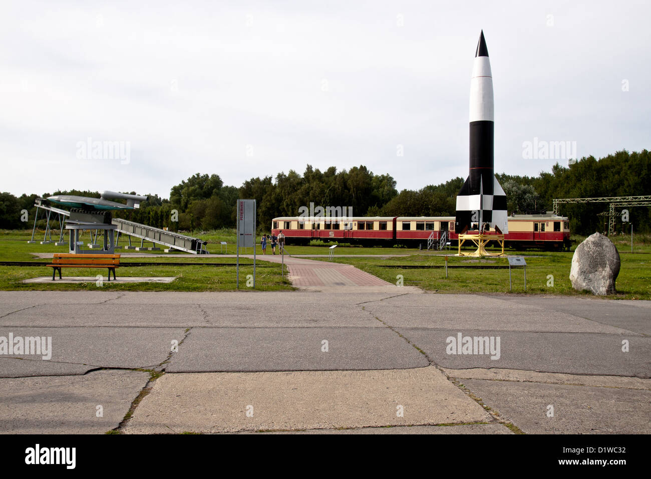 V2 Usine de Peenemunde, Usedom, Allemagne Banque D'Images