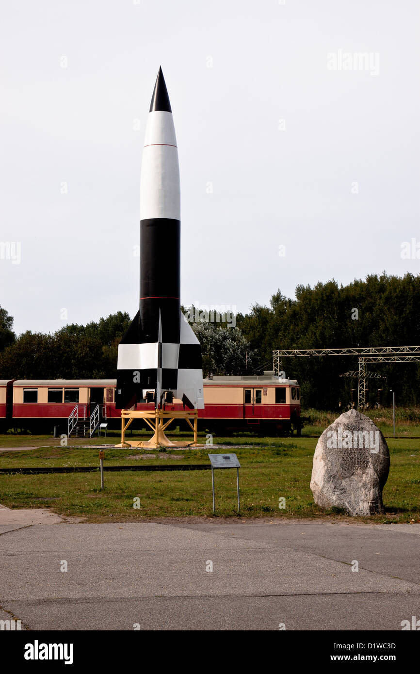 V2 Usine de Peenemunde, Usedom, Allemagne Banque D'Images