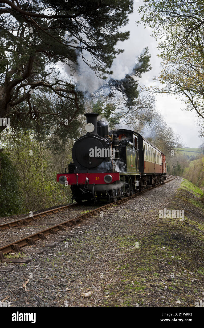 Bodmin & Wenford Chemin de fer à vapeur Banque D'Images
