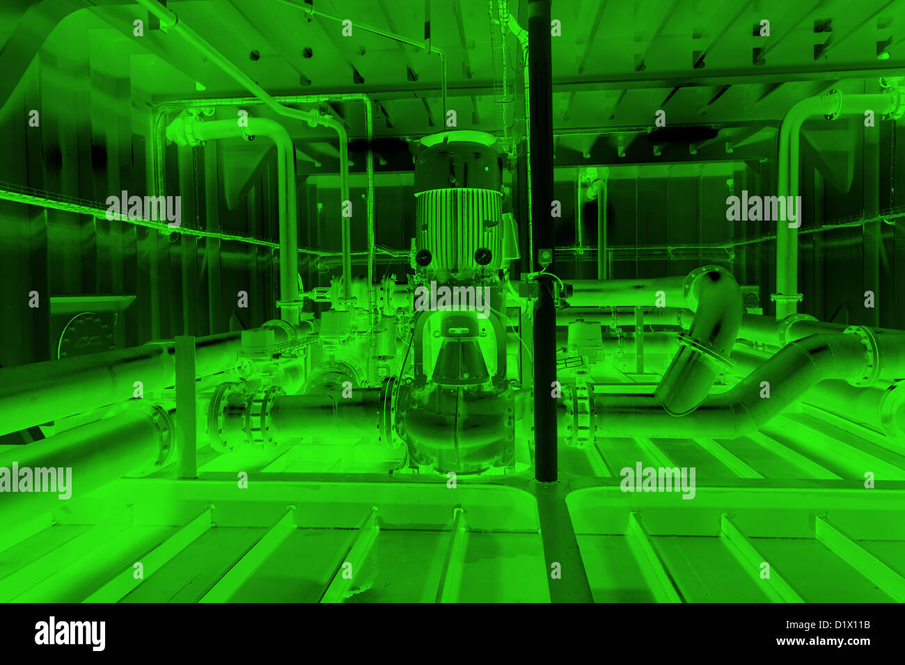 Zone Industrielle, industrielle et de l'intérieur des tuyaux. Banque D'Images